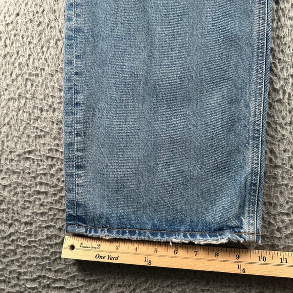 AGOLDE Jeans Womens 24 Low Slung Baggy in Libertine Wide Leg Light Blue Denim - Picture 11 of 16